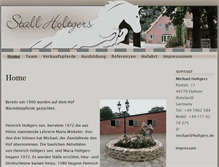 Tablet Screenshot of holtgers.de